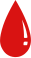 icône goutte rouge